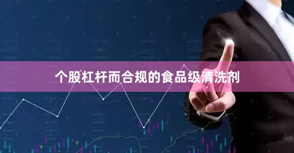 个股杠杆而合规的食品级清洗剂